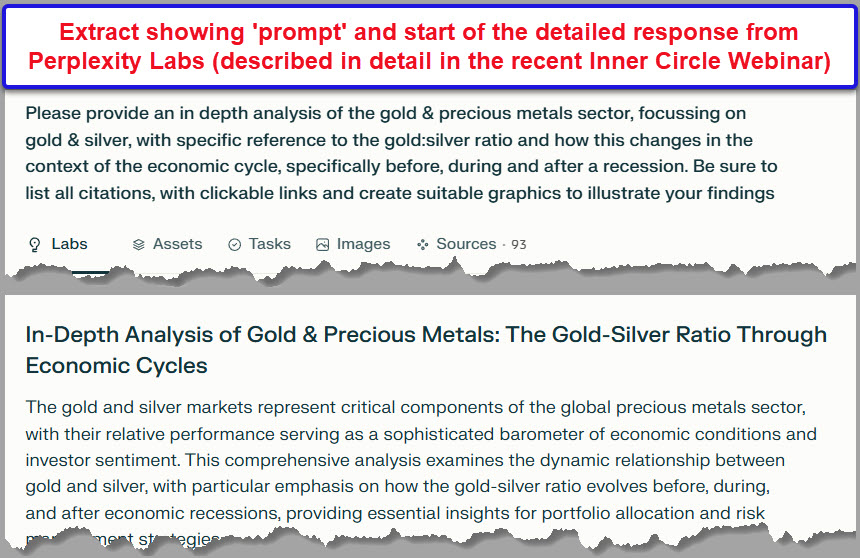 Perplexity Labs - Extract and prompt